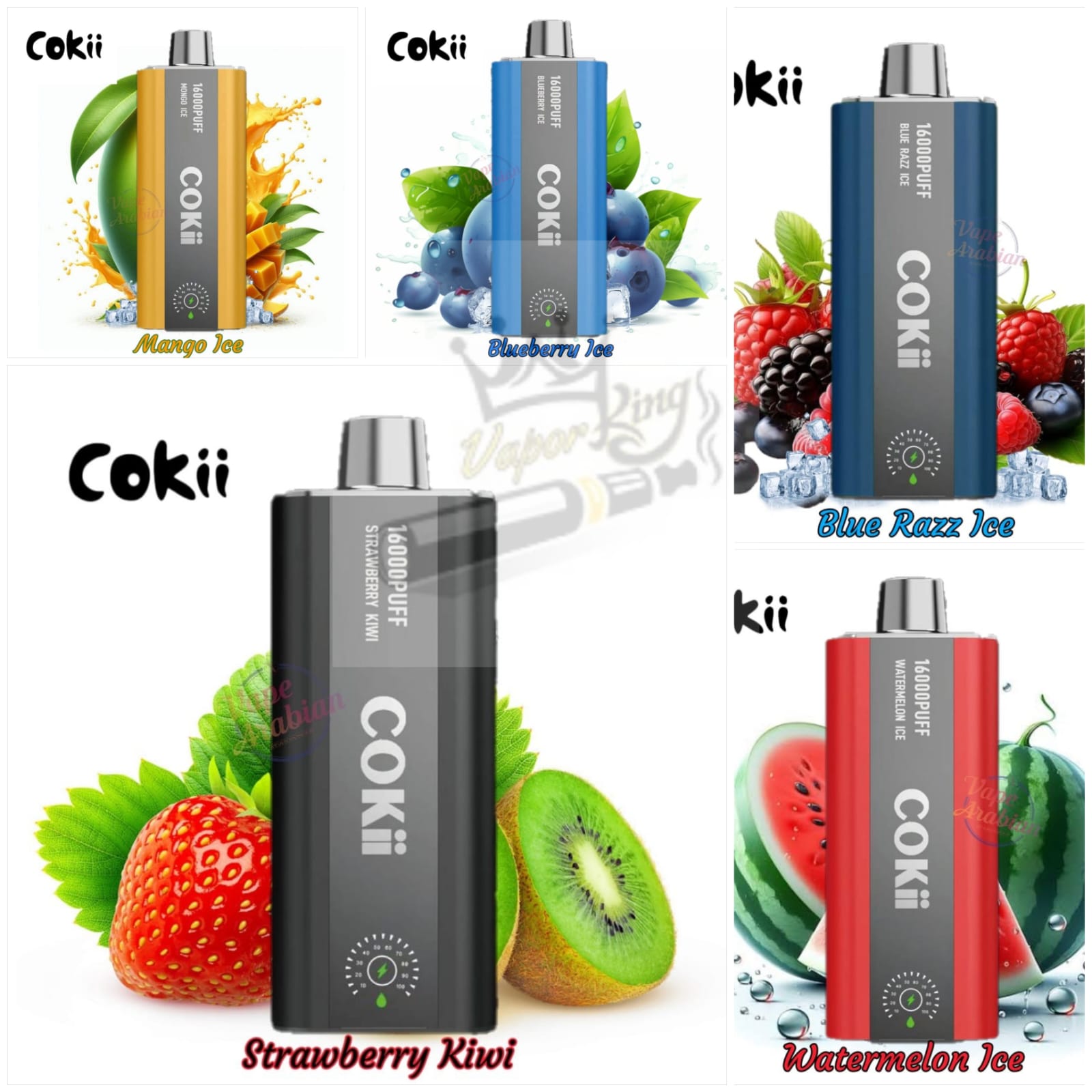 Cokii 16000 Puffs Zero Nicotine Disposable