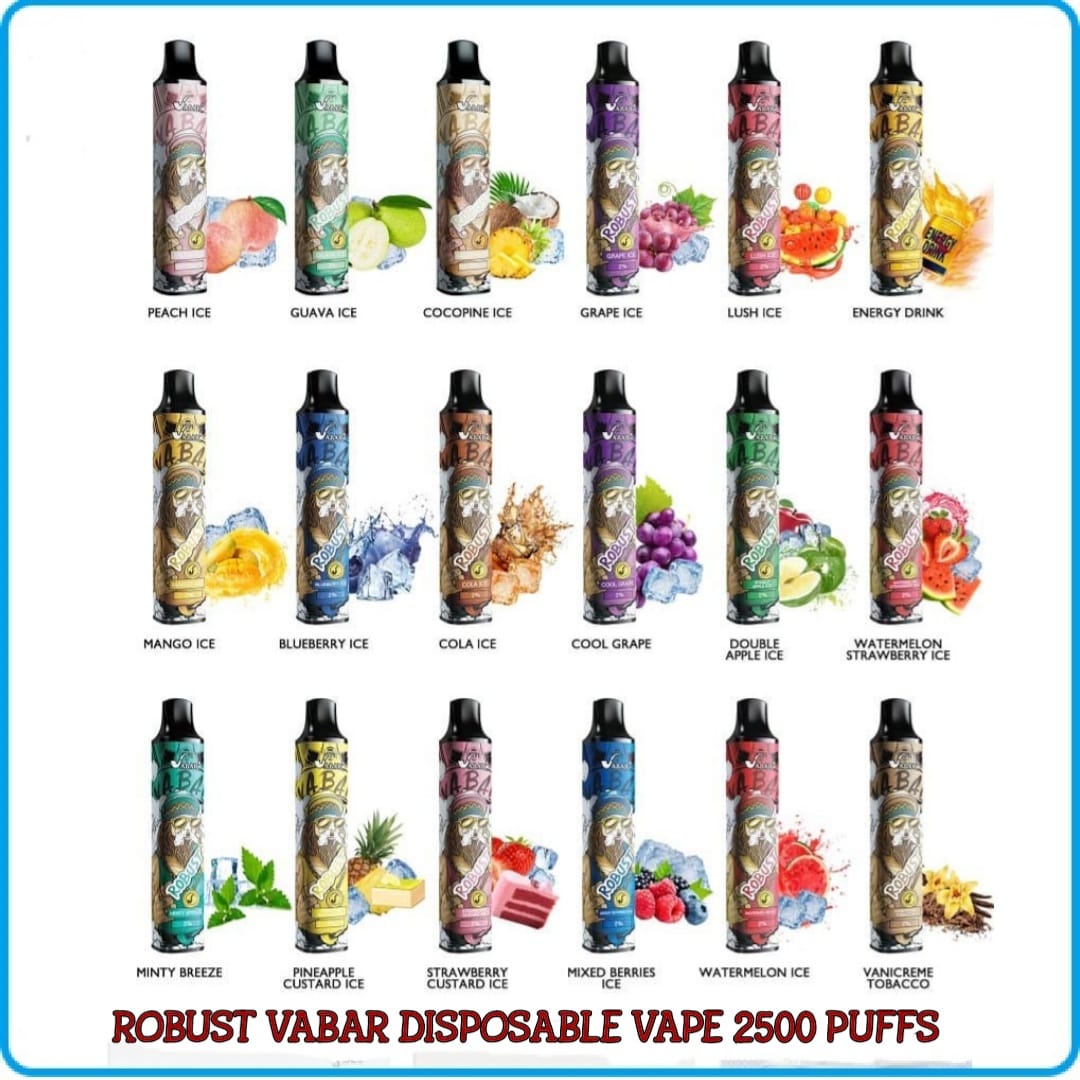 2500 Puffs Vabar Robust Disposable