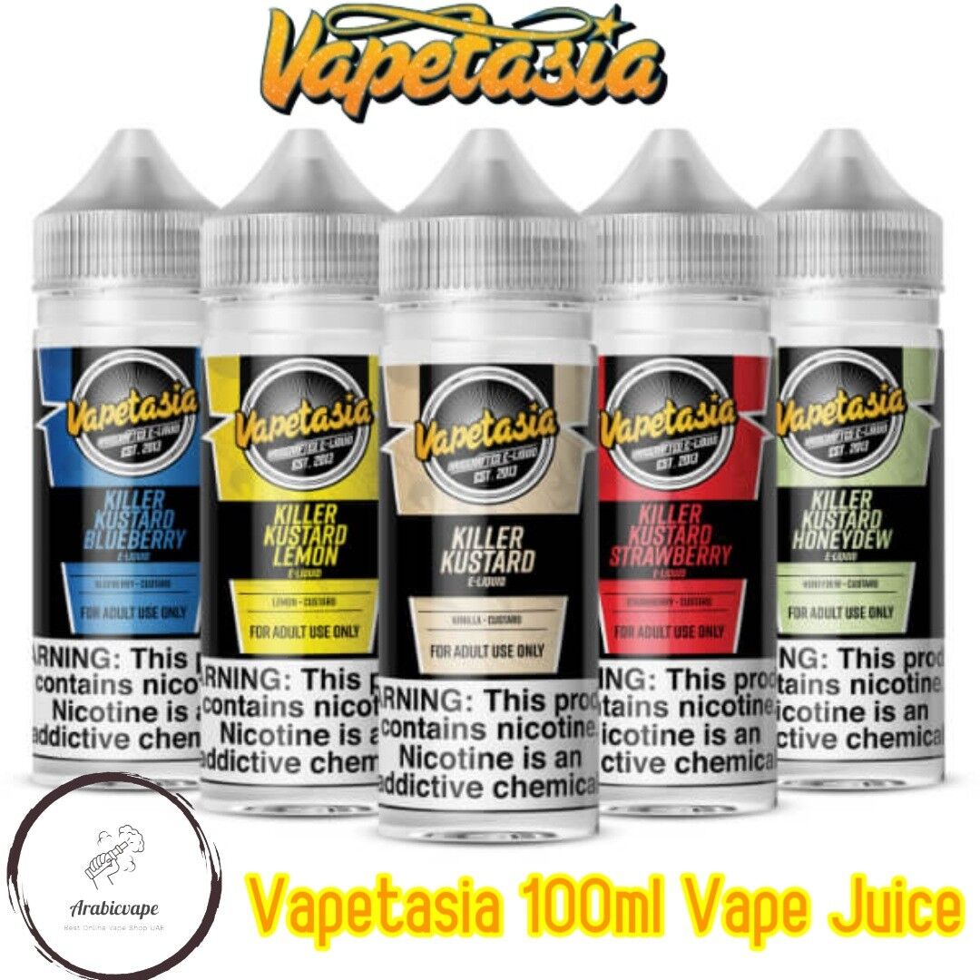VAPETASIA 100ml Vape Juice 3MG Best Online Vape Shop UAE