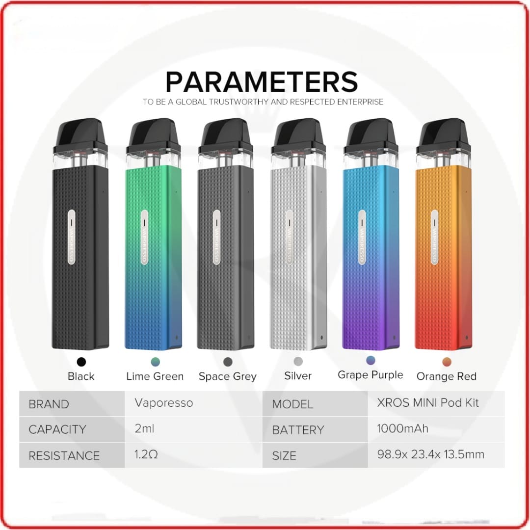 Vaporesso XROS Mini Pod Kit 16W best online shop UAE Vaporesso XROS Mini Pod Kit