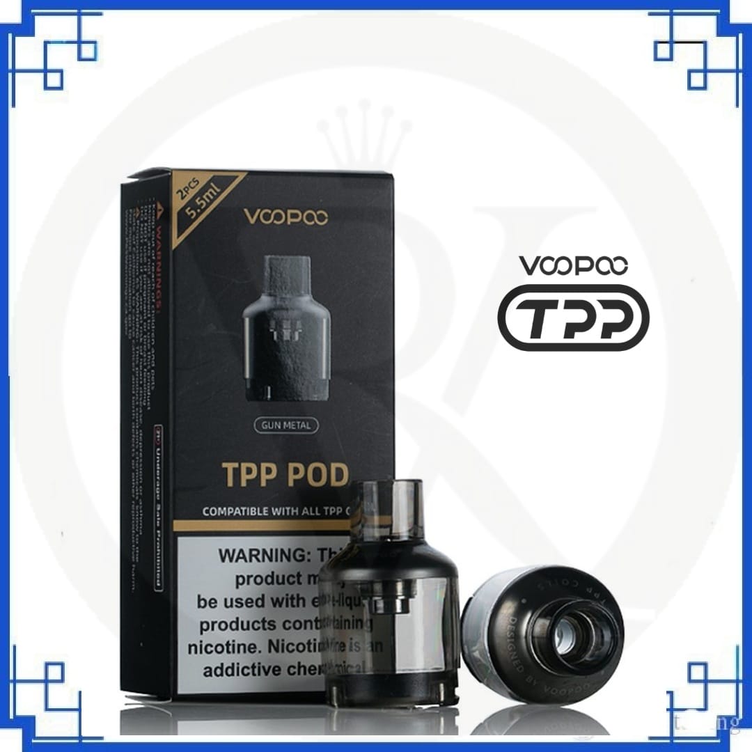 Voopoo TPP Empty Pod Cartridge 2pcs best online shop UAE Voopoo TPP Empty Pod Cartridge