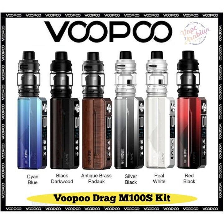 VOOPOO DRAG M100S Vape Kit With Uforce-L Tank Atomizer 5.5ml In UAE   Arabic Vape Dubai