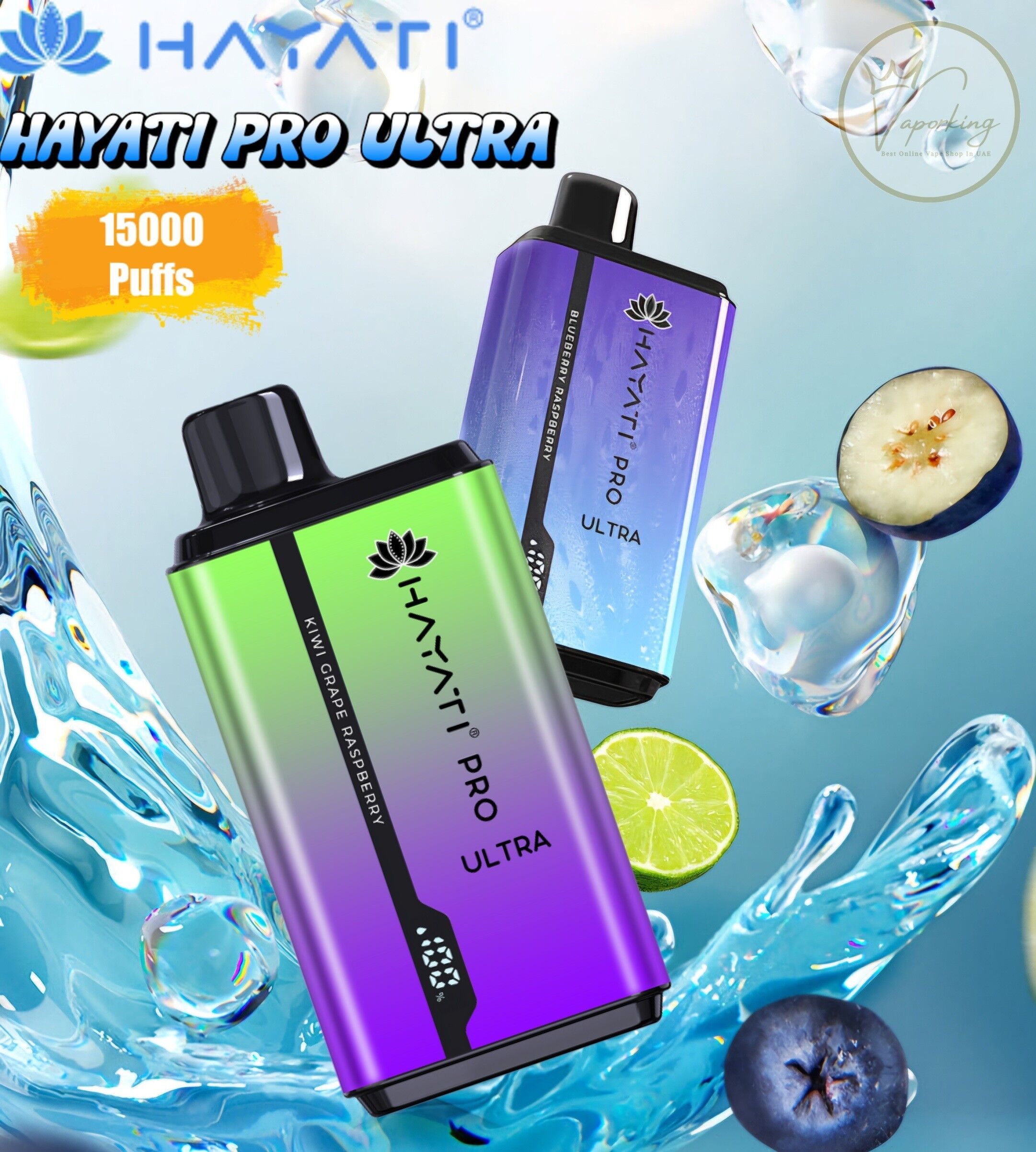 Buy Hayati Pro Ultra 15000 Puffs Disposable Vape In UAE