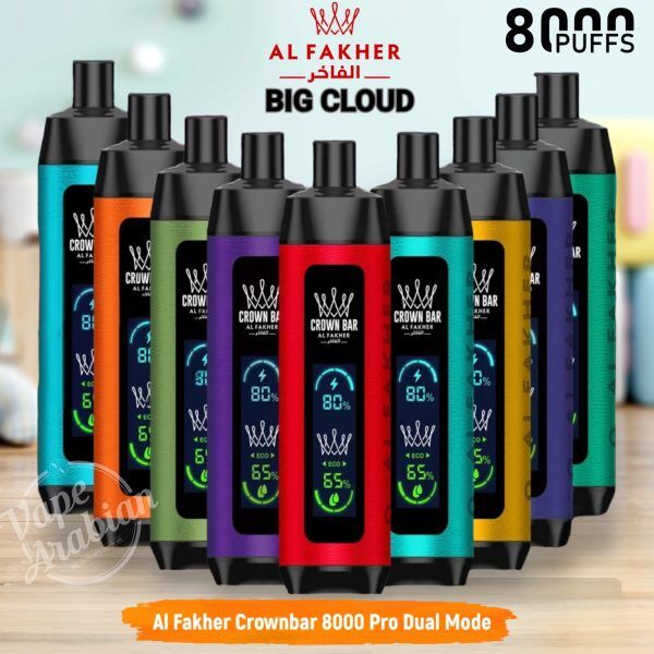 Crown Bar Al Fakher 8000 Pro Disposable Vape In UAE