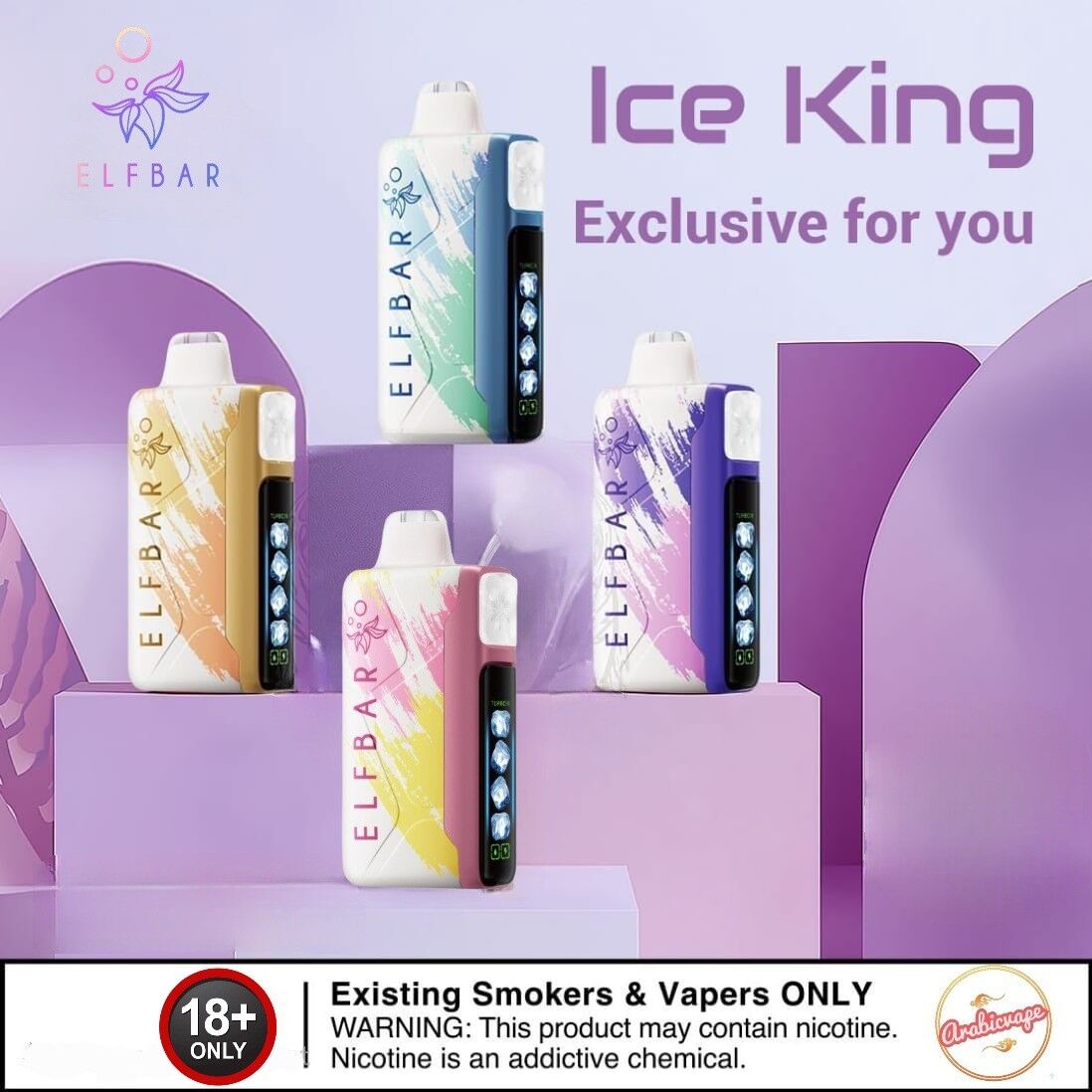 Elf Bar Ice King 30000 Puffs Best Online Shop Arabicvape.com